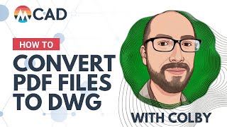 Converting PDF files to DWG [upl. by Anaid]