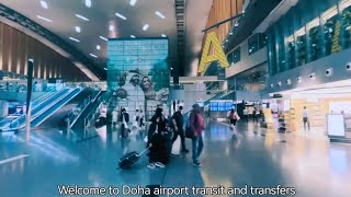 Qatar airport  Transfers Doha airport Qatar  Transit Qatar airport [upl. by Berglund]