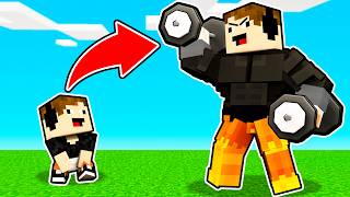 MINECRAFT pero SOY FUERTE 💪😎 [upl. by Millburn]