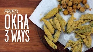 Three Ways To Fry Okra  Southern Living [upl. by Eetnwahs67]