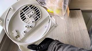 Unboxing WINTERWARM WWDF20E WALLFAN HEATER 2000W 229MM X 242MM [upl. by Anuala205]