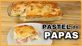 Pastel de Papas con Jamón y Queso  Muy Fácil de Hacer ¡TE SORPRENDERÁ NatyGloss Cocina [upl. by Halilak90]