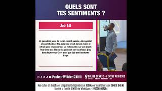 QUELS SONT TES SENTIMENTS   PASTEUR WILFRIED ZAHUI [upl. by Enahs]