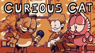 FNF Curious Cat v2 but Gorefield and Nermal sings it Cover Vs Gorefield V2 [upl. by Ahsen305]