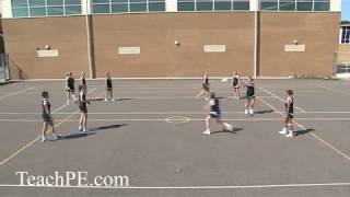 Netball Drill  Group Play  The Chest Pass [upl. by Weissmann534]