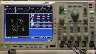 Tektronix  How do I utilize the XY display feature on a DPOMSO4000B series oscilloscope [upl. by Fornof]