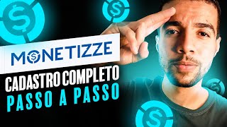 Como criar uma conta e se cadastrar na Monetizze Passo a Passo [upl. by Atenik990]