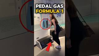 Tempat ini memiliki alat perbandingan pedal gas mobil biasa dan mobil F1 😱 sc  f1tals shorts [upl. by Nieberg]