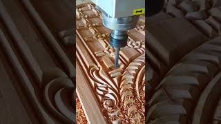 মেশিন দিয়ে নকশার জমিন পরিস্কার করা হচ্ছে cnc cncmachine cncdesign 2ddesin FurnitureDesign [upl. by Gennie]