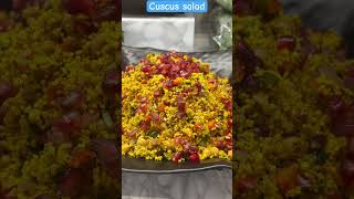 Cuscus salad with pomagrates seeds  music 2024 cooking hkfoodblogger salad [upl. by Araek]