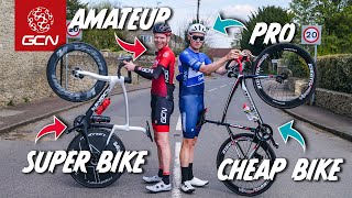 Cheap Bike Pro Rider Vs Super Bike Amateur Rider [upl. by Arny447]