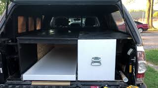 Truck Bed Drawers for Toyota Tacoma 2013 [upl. by Walls]