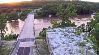 Flooding June 21 2015 at Gasconade River near Jerome Missouri [upl. by Maiocco]