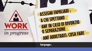 Assegni familiari tutto sulla normativa degli ANF [upl. by Dwan144]