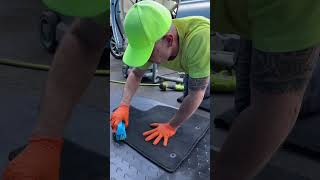 Car mat cleaning carpet floor mat washing Mobile Car Valeting Kinsale [upl. by Ezana]