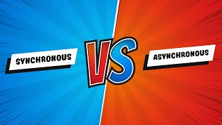 Synchronous vs Asynchronous Programming [upl. by Euqinad]