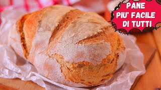 PANE FATTO IN CASA PIU FACILE DI TUTTI di Lorenzo in cucina [upl. by Cassie]