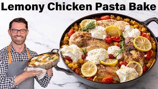 EASY Lemony Chicken Pasta Bake [upl. by Safier]