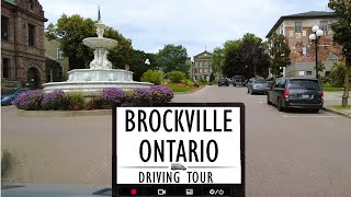 Brockville Ontario 4K Drive through Historic Beauty  Explore the Thousand Islands Gateway 🚗🍁 [upl. by Alledi64]