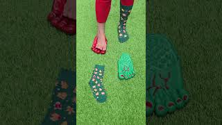 Funny Christmas socks 🧑‍🎄 love christmas funnyvideo [upl. by Mclyman151]