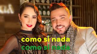 KARAOKE  COMO SI NADA  paola Jara ft Jessi Uribe Oficial [upl. by Aretha]