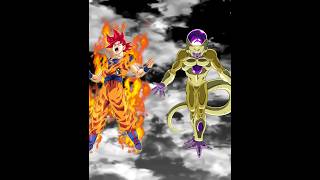 goku vs frieza anime edit goku frieza dragonball [upl. by Adnamra]