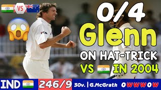 Glenn McGrath 04 vs India  What a AMAZING Performance 😱🔥 1st Test 2004  auscricket indvsaus [upl. by Yager60]