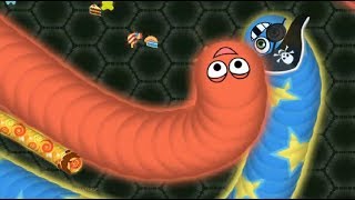 WORMATE  Безумный Червяк Игра клон SLITHER IO И WORMAX IO 12 [upl. by Chase]