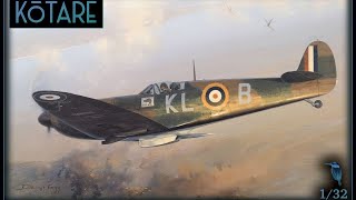 KOTARE 132 Spitfire MkIa Mid Review excellent kit [upl. by Loredo]