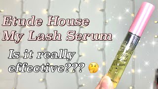 REVIEW Etude House Eyelash Serum Is it really effective🤔 [upl. by Ahse120]