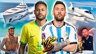 Neymar Junior y Lionel Messi  ¿Quién tiene la fortuna más grande [upl. by Airotcivairam417]