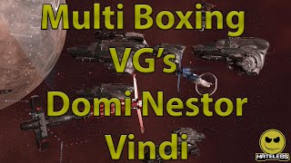 Multi Boxing VGs Domi Nestor Vindi First Flight [upl. by Webb]