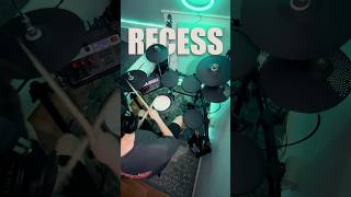 Recess 👽 drumcover drums skrillexremix [upl. by Piselli319]