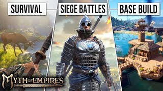 Day 1 Awesome New Survival Game  Myth of Empires Gameplay  Part 1 [upl. by Schoenfelder91]