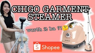 CHIGO GARMENT STEAMER  SHOPEE [upl. by Reiniar]