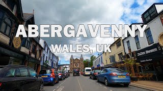 Abergavenny Wales UK  Driving Tour 4K [upl. by Bodnar]