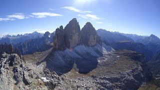 3 Cime di Lavaredo Ferrata Innerkofler alla cima del monte Paterno 29092015 [upl. by Yaker]