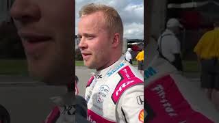 Felix Rosenqvist has checked out of the infield hospital indy500 [upl. by Aydni]