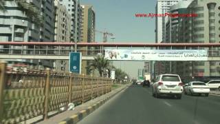 A Drive From Ajman Corniche to Falcon Towers Ajman [upl. by Hareehahs]