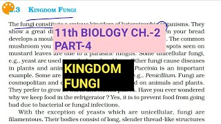 Class 11 BiologyCh2 Part4Kingdom FungiStudy with Farru [upl. by Etak]