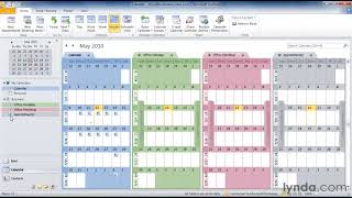 Outlook Tutorial  How to work with multiple calendars [upl. by Orion]