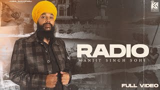 Radio Official Video Manjit Singh Sohi  Kabal Saroopwali  Beat Rangerz  2023 Punjabi Song [upl. by Nhguav]