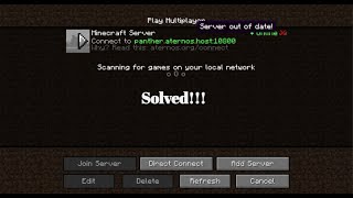 How to solve connection lost problem in aternos server Minecraft java edition Mr Minecrafter [upl. by Yrram554]