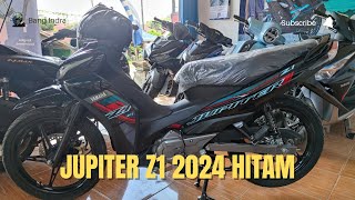 YAMAHA JUPITER Z1 2024 METALLIC BLACK HITAM GLOSSY BANYAK YANG CARI WARNA INI ‼️ [upl. by Leilah]