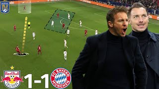 Nagelsmann 3241 Issues With Jaissles Tactics  RB Salzburg vs Bayern Munich  Tactical Analysis [upl. by Niloc]