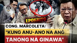 CONG MARCOLETA SINUPLAK SI PADUANO SA PAGKUKUNWARI NA BAKA SINUPORTAHAN ANG MOSYON IF VP IS PRESENT [upl. by Suhail141]