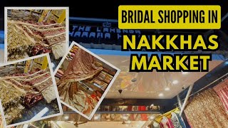 Shadi ki shopping  Itne saste Gharara  Nakkhas Market  Lucknow [upl. by Eirol]