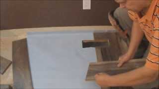 How to Install Laminate Flooring around a Vent Cover Mryoucandoityourself [upl. by Lyrrad116]