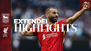 Extended Highlights Ipswich Town 02 Liverpool  Jota amp Salah start Slot era with a win [upl. by Ientruoc]