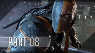 Batman Arkham Origins Hard 100 Walkthrough 08 Deathstroke [upl. by Knitter843]